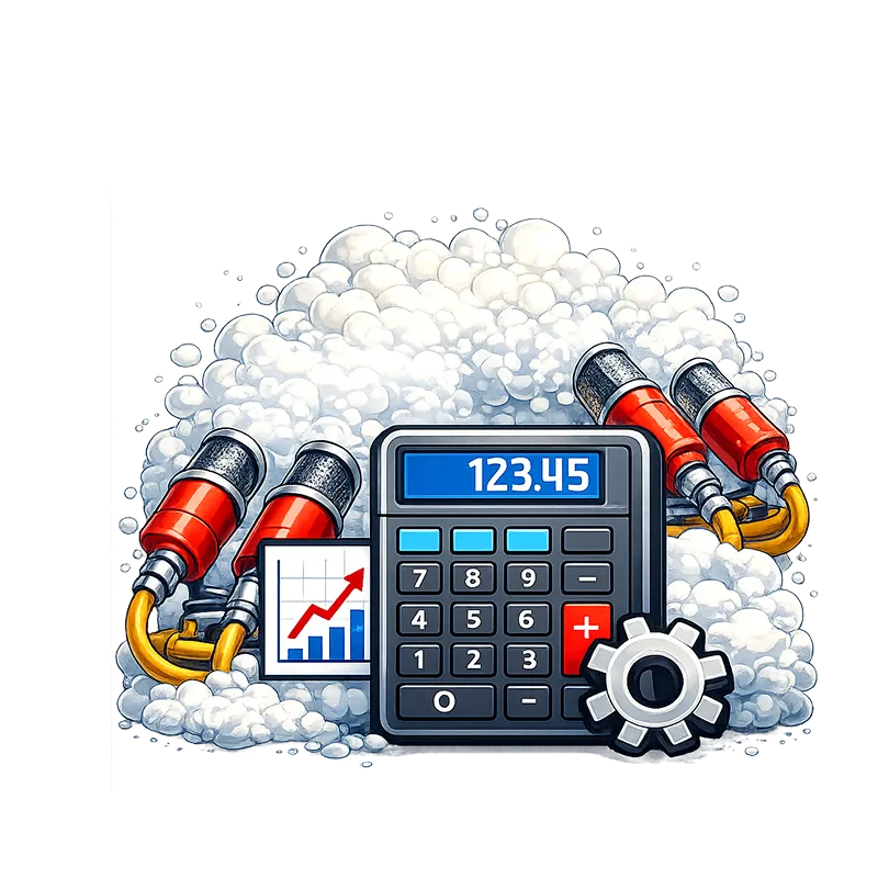 Иконка Объемное пенное пожаротушение